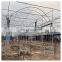 High quality cheap price agricultural winter multi span greenhouse with 200 micron plastic film exhaust fan