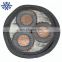 SABS certificate 6.35/11kv 12.7/22kv 19/33kv copper or aluminum XLPE insulated power distribution cable XLPE cable price