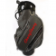 Black high end enamal leather golf club bag
