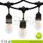 LED Christmas Ball String Light E26 E27 Base Decorative Patio String Lights Waterproof