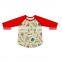 Children 100% Cotton Shirt Frock Designs Tops Back To School Raglan T-Shirts
