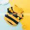 Cartoon cute hooded two-legged small and medium pet dog sweater clothes