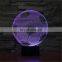 3D LED Creative Visualization Football Night Lamp With 7 Color Change For Household Home Decoration