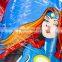 Super Hero Bouncing Castles Bouncer Kids Jump Inflatable Castle With Slide