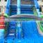Home Use Cheap Tropical Palm Tree Jungle Pool Inflatable Water Slides Backyard Kids Water Slide With Pool