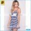 2015 Summer Striped Ruffle Women Rompers