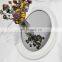 Wholesale Decorative Champagne Frame Oval Mirrors