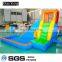 Outdoor Large Mini Water Slide Giants Inflatable Bouncer Combo Floating Water City Swimming Pool Kid Slide with Swimming Pool