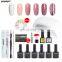 Yayoge Rose red 10 ml Gel Polish Nail Art Design With UV Lamp Gel Nail Kit Set