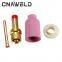 CNAWELD 54N01 TIG Torch Cup Gas Lens Gasket Insulator Fit Tig Torches 17, 18, 26
