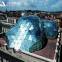 Prefab dome structure build glass steel glass dome roof