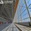 LF steel structure space frame roof shed  steel frame aircraft hangar