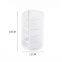 Stackable Clear Plastic Hair Accessory Containers Jewelry Storage Organizer with Lids