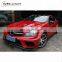 W204 Body kits tunning for MB c-class w204 C63 wide BLACK SERIES sedan/couple style 2011-2014 YEAR