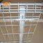 Hot sale powder coated ornamental welded double loop wire fence roll top fence price