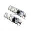 2X T10 Waterproof W5w 501 360 Degree Car Led Light Bulbs Wedge Side Light Bulbs For Car Bulb-6Smd 5050 Rgb 7 Color Led Remote