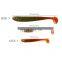 Amazon Hot Sale 2.1g 4.5g 9.5g Soft Fishing Lifelike  Artificial Lure Swimbait Pesca Paddle Tail Soft Fish