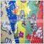 cute animal printed sequin fabric