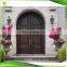Modern solid core double security wood front doors design french black entry exterior door