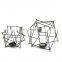 K&B high quality modern nordic design metallic reticulation geometric candle holder