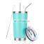 Food grade 20oz oem christmas insulated vacuum double walled 304 stainless steel wine tumbler with lid