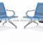 Oupusen knock down airport 3 seat metal waiting chair