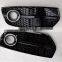 RSQ5 fog grill for Audi Q5 SQ5 ABS glossy black car fog honeycomb mesh grille 2009 2010 2011 2012 2013