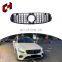 CH Fast Shipping Factories Light Fit Plastic Car Grill Front Hood Mesh Bumper Grille For Mercedes Benz Glc X253 2015-2018