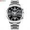 CURREN 8348 Men Stylish Big Dial Quartz Watches Stainless Steel Chronograph Calendar Business Classic Dress Mens Watch