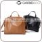 PU leather/genuine leather black large capacity travel duffel bag organizer shoulder bag for men