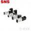 SNS 4V Series Aluminum Alloy Solenoid Valve Air Control 5 way 12v 24v 110v