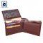 Cotton Lining Material Fashion Style Elegant Design Genuine Leather Wallet for Men