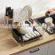 Dish Drying Rack, Stainless Steel 2-Tier Dish Rack for Kitchen Counter