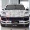 Ukiss Car Bumpers For 18-21 Porsche Cayenne 9Y0 Modified Turbo Front Bumper With Grille Door Panel Wheel Arch Diffuser Body Kits