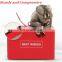 Red Strong Self Tearing Stick Zipper Box Small Gift Mailing Boxes for Shipping Corrugated Mailer Box