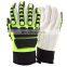 Oil Field Resistant Cotton Palm Impact Oil And Gas Industry Working Safety Gloves