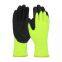 7 Gauge Acrylic Loop Napping Shell Latex Crinkle Palm Coated Winter Work Gloves