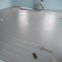 Shop floor renovation and installation of straight gray laminate wood flooring construction site dormitory wood grain 9mm composite floor manufacturers wholesale