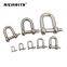 Marine Hardware 304/316 Stainless steel JIS type D shackle