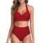 Ladies Women Printed Sexy Swimsuit Bikini Swimwear