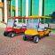 6 seat electric golf cart sightseeing taxi in resort