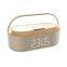 Bluetooth Speaker with Alarm Clock Wireless Multimedia Speaker Phone Stand Wireless Speaker With Dimmable LED Display