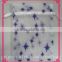 transparent printed with gold glitter snowflake organdy present bag for Halloween/Christmas/festive/Easter gifts wrapping