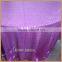 SQN#6 universal charcoal black sequin fabric round table cloth
