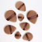 Wholesale Beauty 2024 New Arrival 4 Different Size Puff Face Makeup Mini Big Tear Drop Plush Velvet Powder Puff Custom Logo