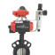 Industrial Pneumatic Butterfly Valve Compatible With Food, Chemical, And Petrochemical Pipeline Applications