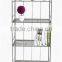 4 Tier Metal Bookshelf Rack