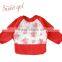Japanese Wholesale High Quality Product Baby Plastic Children Apron With Sleeves Bib Waterproof for Meal With Pocket EVA Film