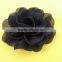 9cm High Quality Chiffon Rosette in Black Color For Ladies --- M109