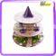 hot sale supermarket and promotion christmas 3 tier paper cupcake stand for festival